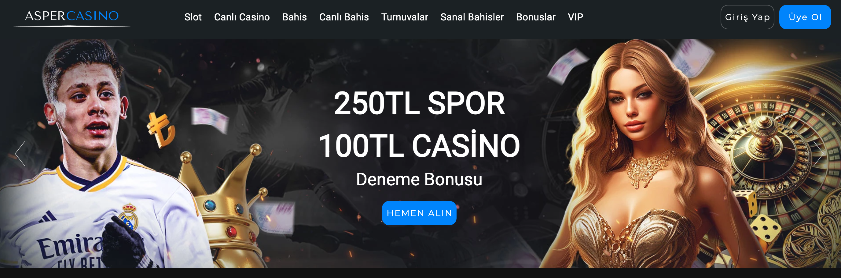 Asper Casino Deneme Bonusu